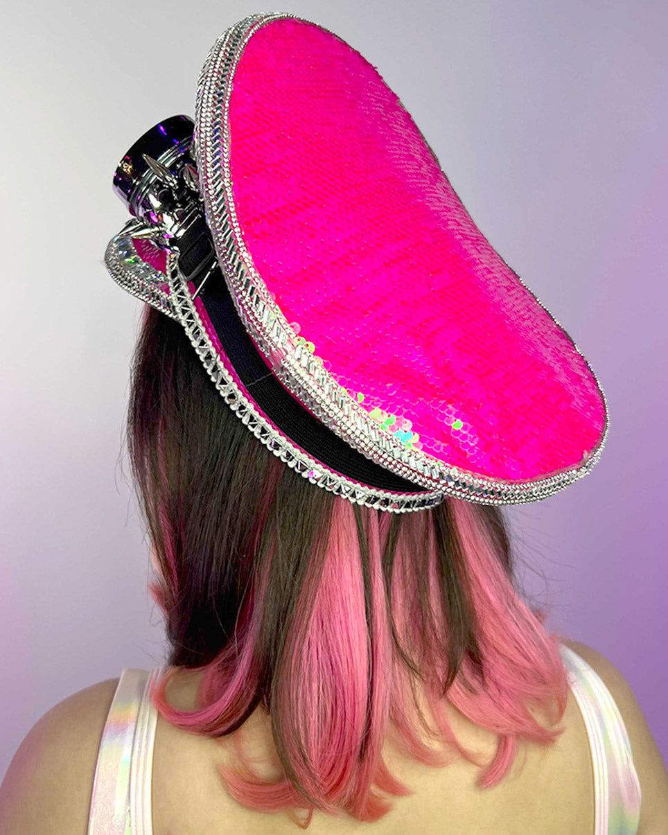 sequin sailor hat