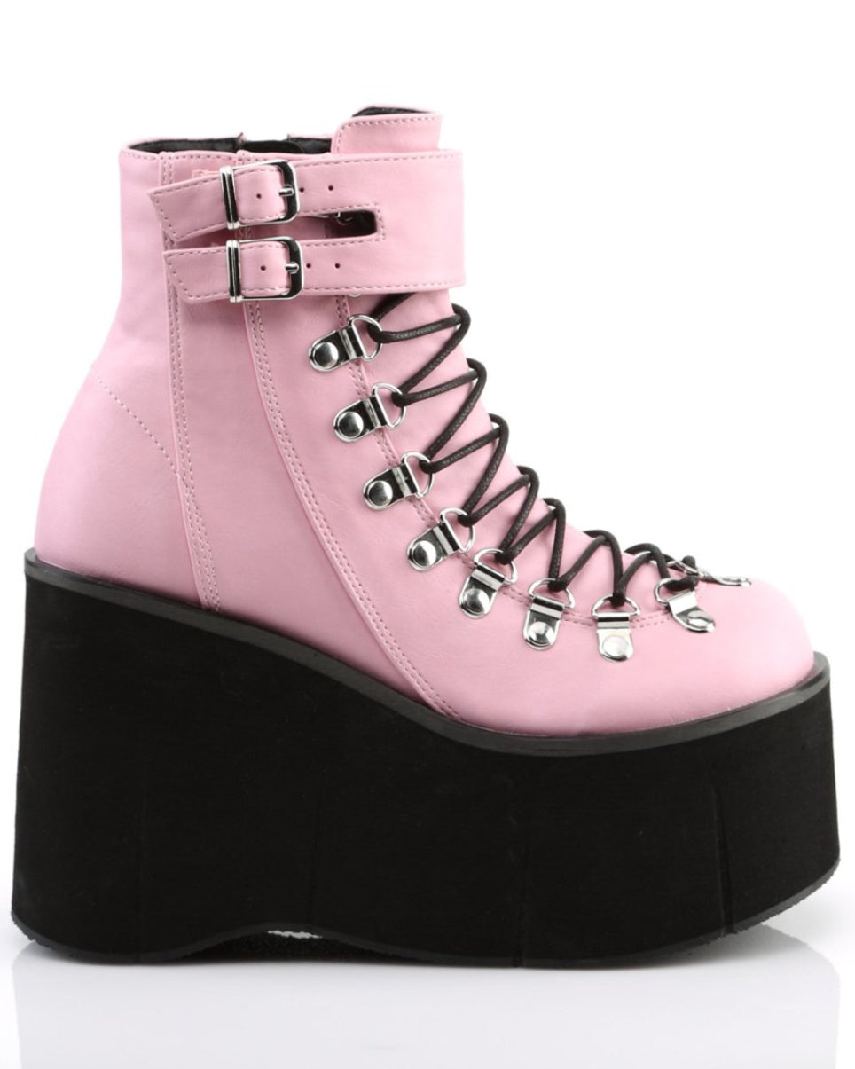 demonia pink boots