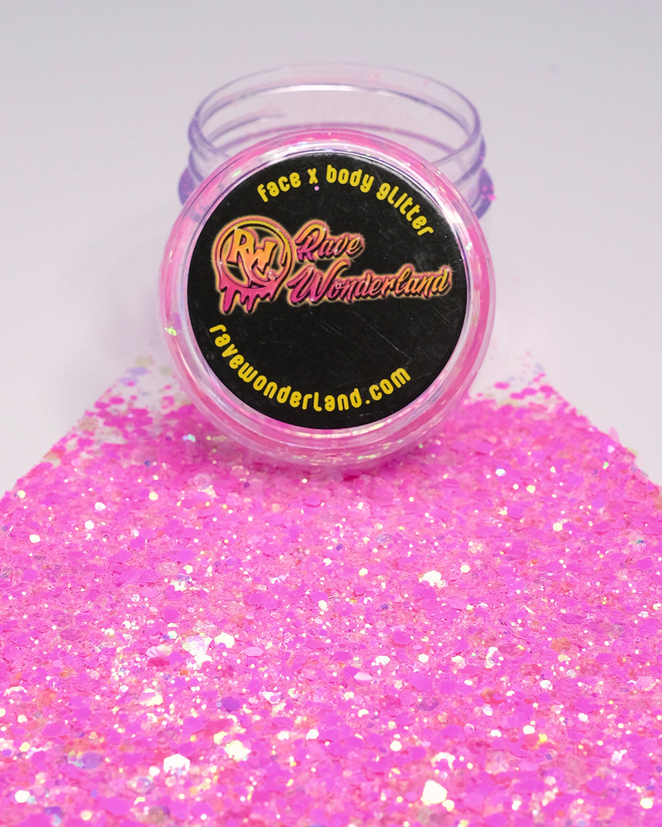 Candy Pink Body Glitter - Glimmer Body Art
