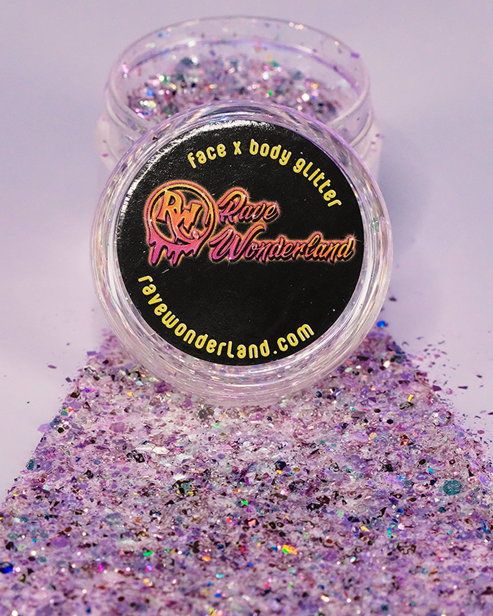 Silver Chunk Body and Face Festival Glitter – Rave Wonderland