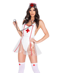 4pc Naughty Nurse Costume