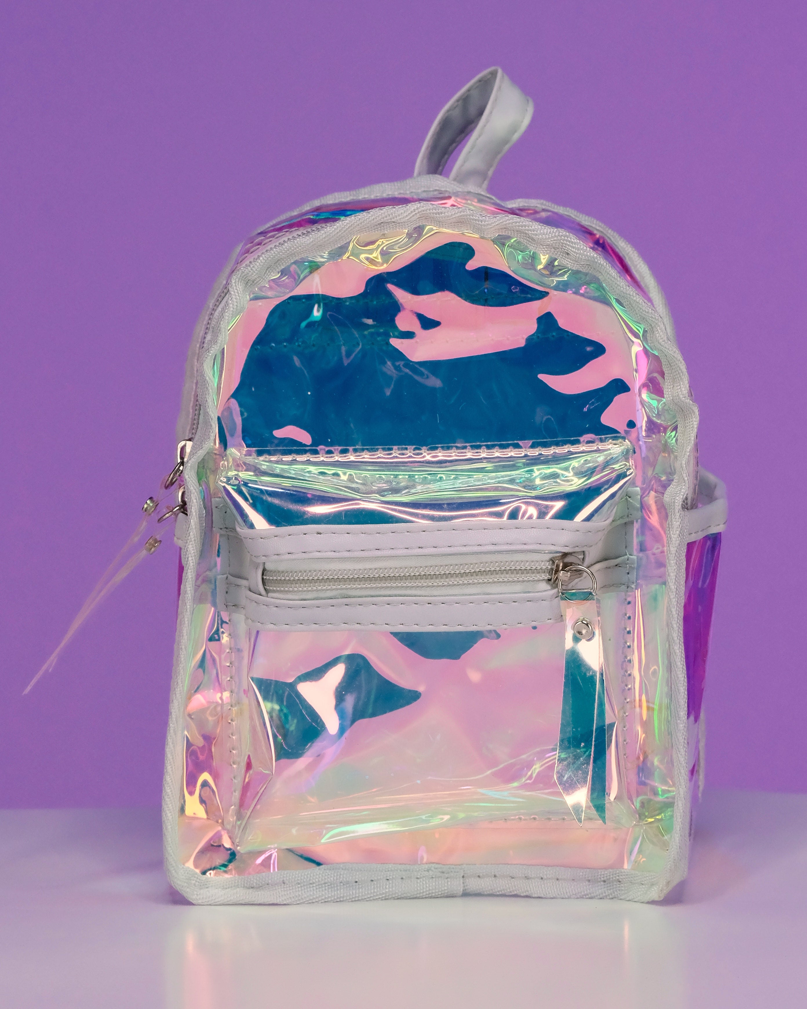 holographic small backpack