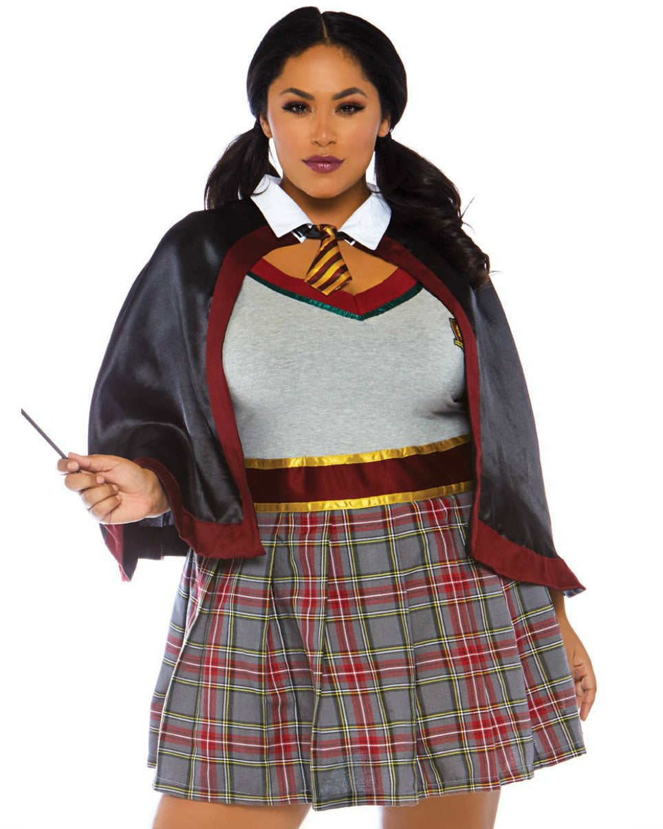 Schoolgirl Uniform Blowjob - 3pc Spellbinding School Girl Costume â€“ Rave Wonderland