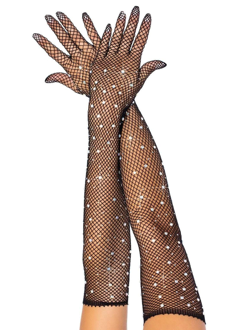 Rhinestone Large Fence Net Stocking