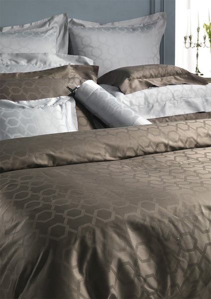 Luxury Italian Bedding Set Egyptian Cotton Sateen Jacquard 330