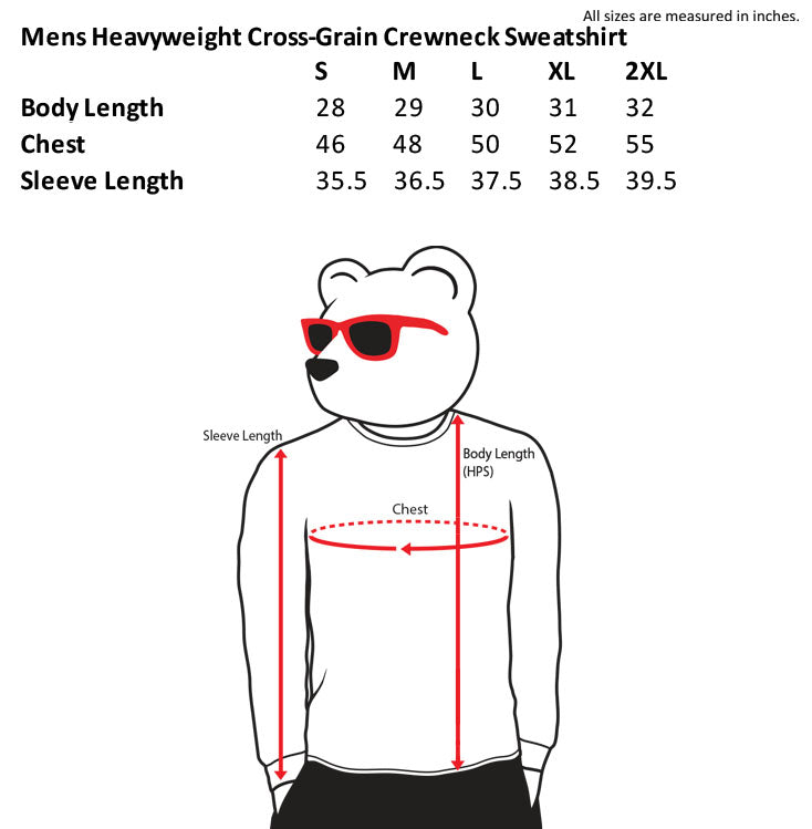 Mens Sweater Size Chart