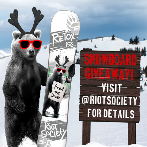 Riot Society & Rossignol Snowboard Giveaway