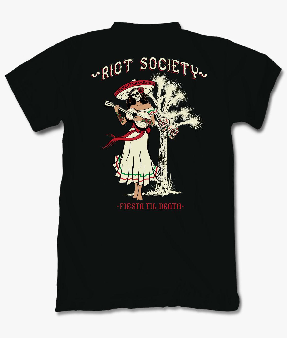 Fiesta Til Death Mens T-Shirt % i Ld G 0 I 1721 e 