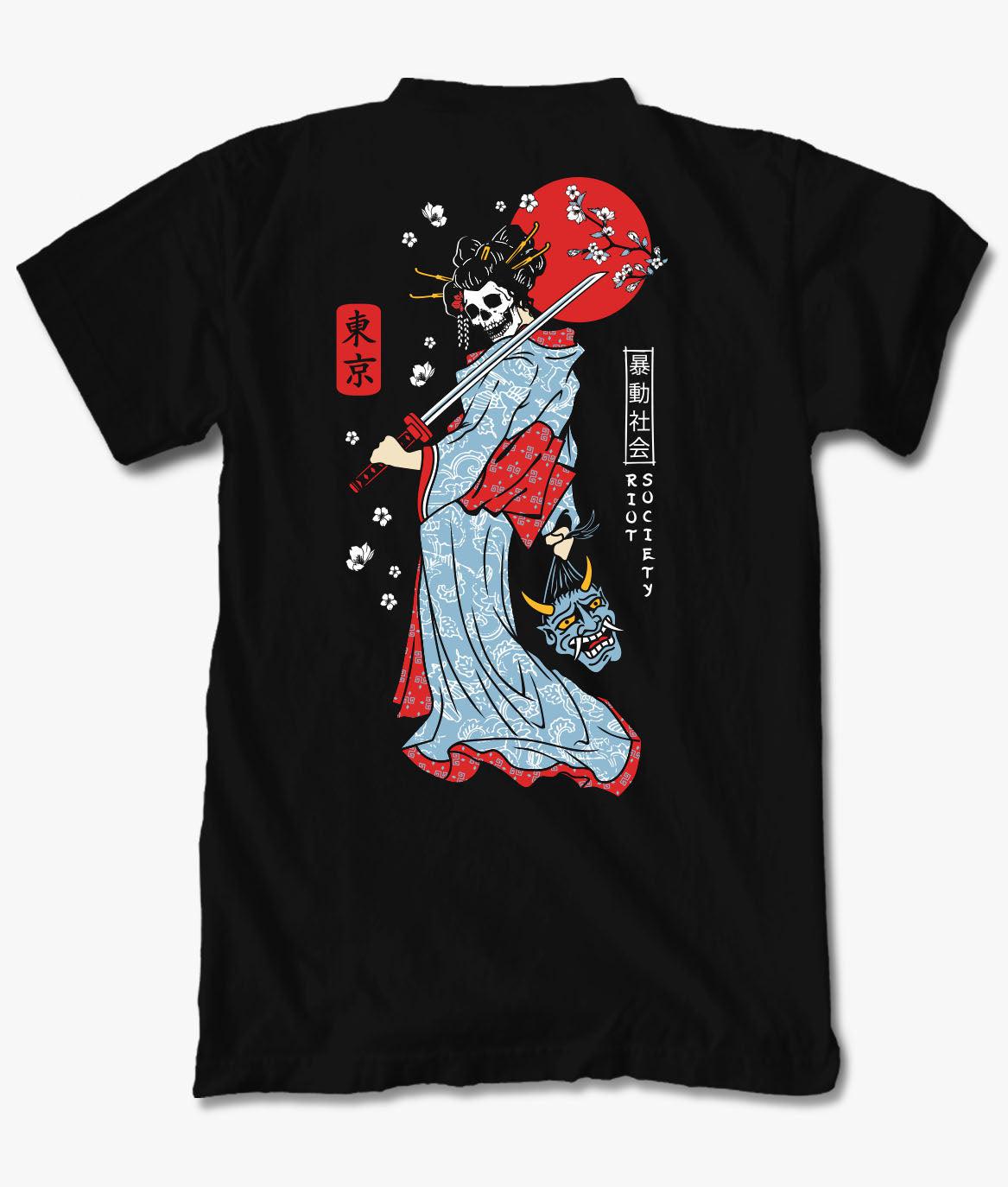 Geisha Samurai Mens T-Shirt FEE KT phbtuiataia P T 