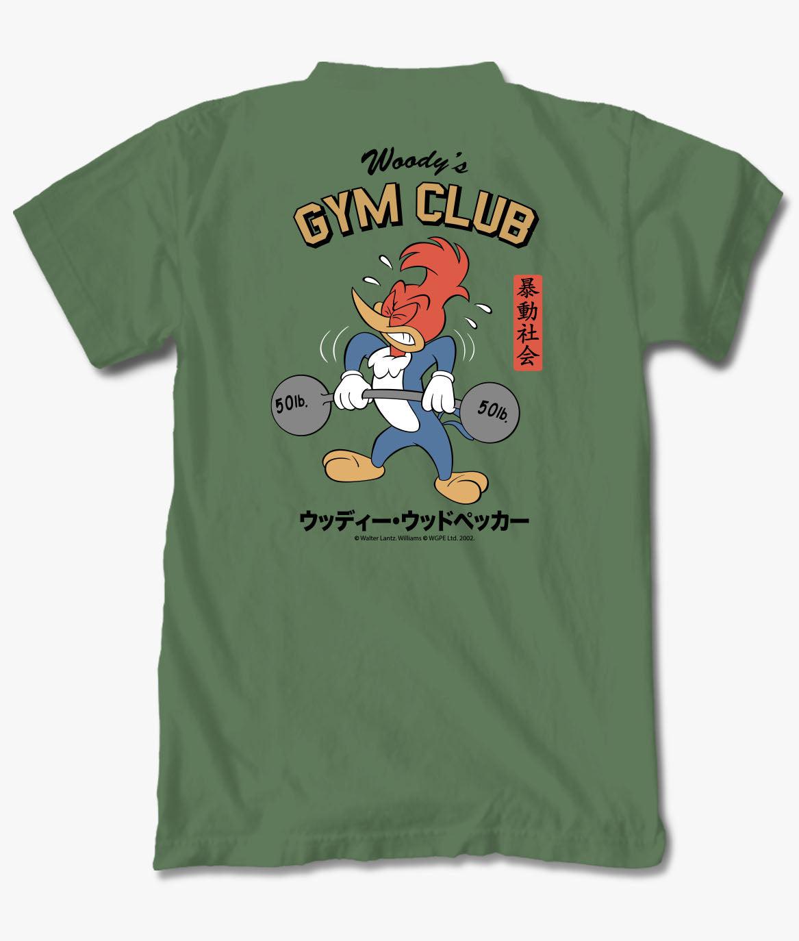 Image of Woody Woodpecker's Gym Club Mens T-Shirt