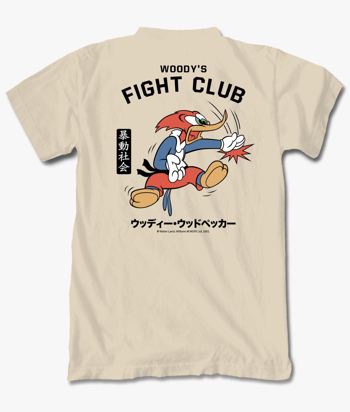 Image of Woody Woodpecker's Fight Club Karate Mens T-Shirt