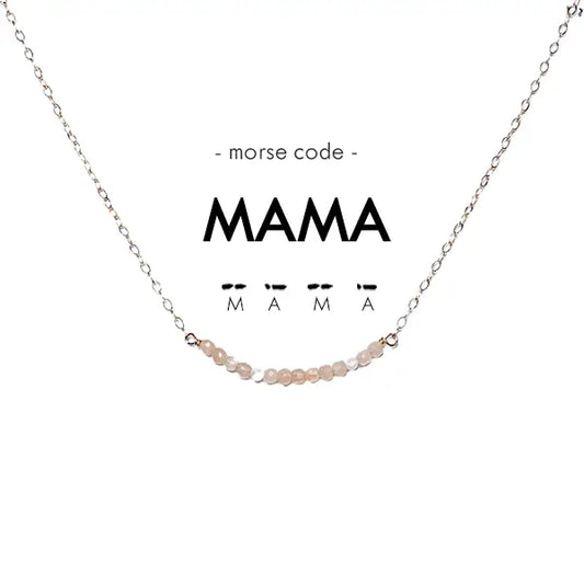 Peace Be With You Morse Code Necklace - Modern Faith Based Jewelry