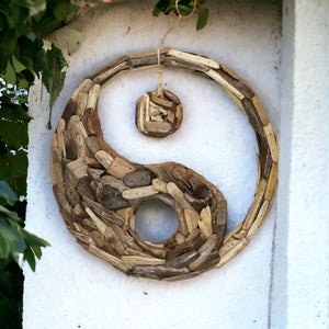 Driftwood Yin Yang Wall Art - Lucia's World Emporium