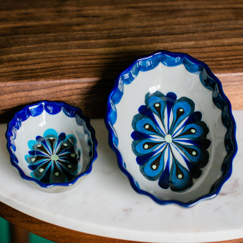 guatemalan blue tapas dishes