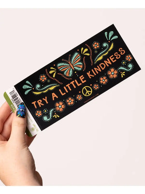 Try a Little Kindness Sticker - Lucia's World Emporium