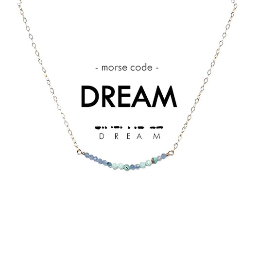 Peace Be With You Morse Code Necklace - Modern Faith Based Jewelry