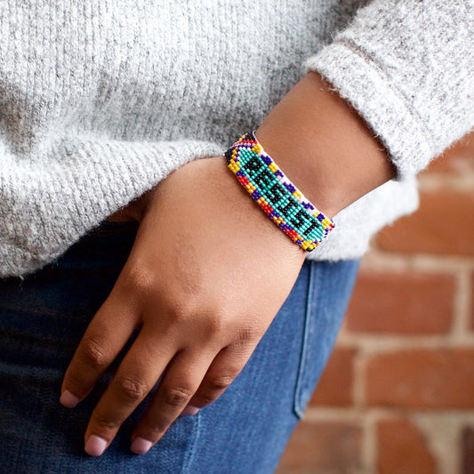 Fair Trade Beaded Friendship Bracelet at Lucia's World Emporium