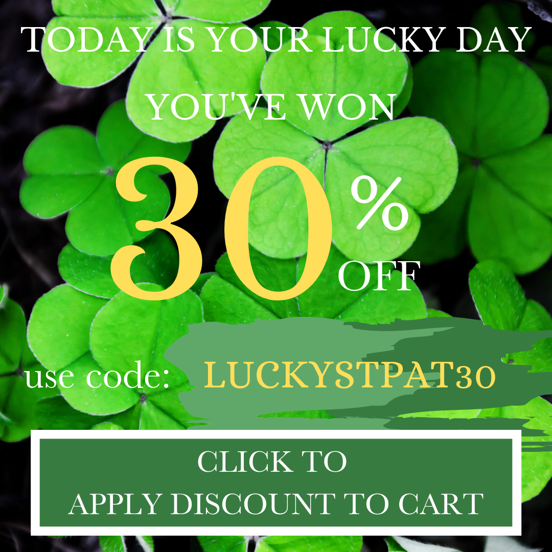 Today Is Your Lucky Day: Use Code: LUCKYSTPATTY25 for 25% Off