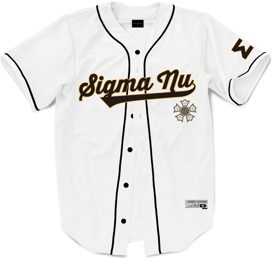 sigma nu baseball jersey