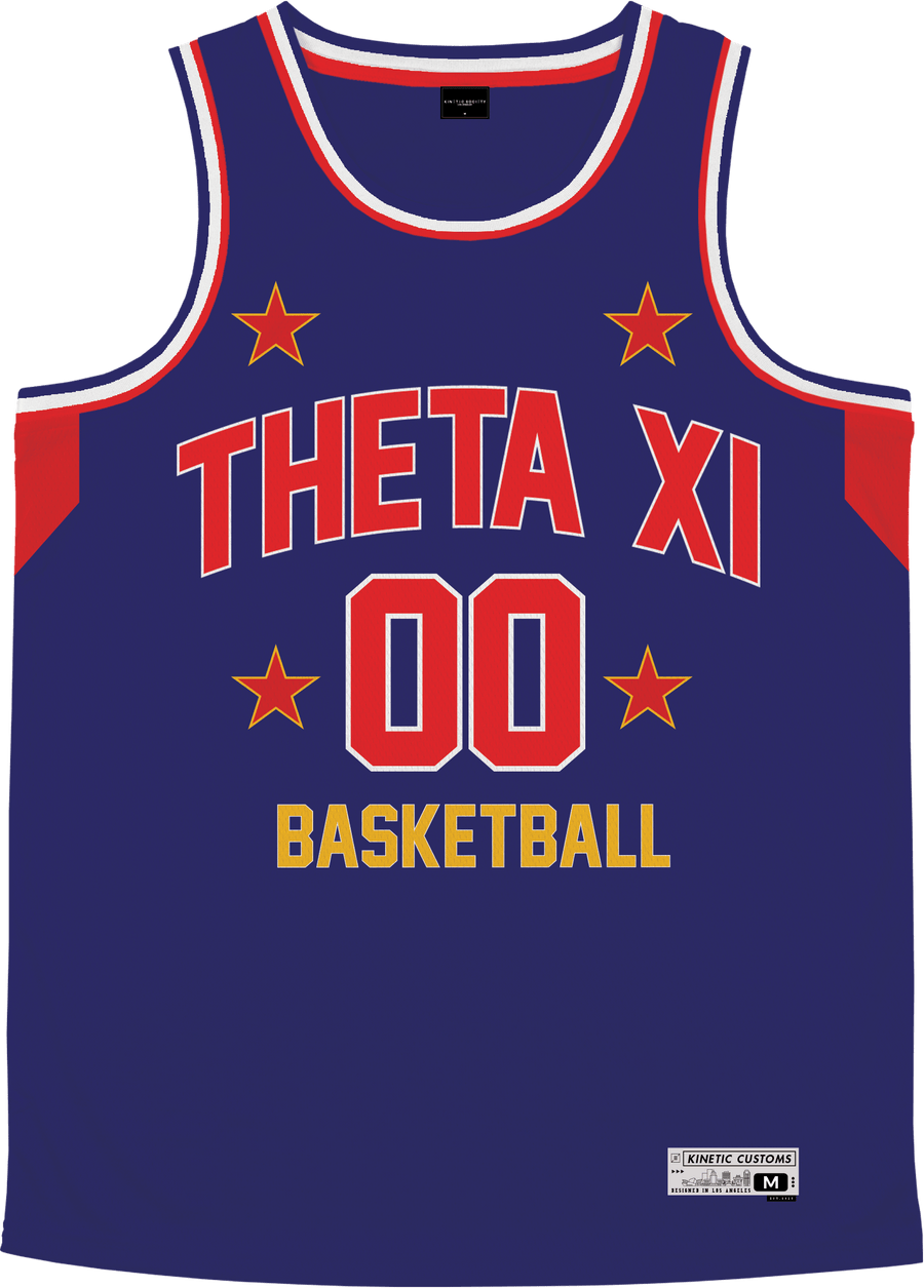 Theta Xi - Retro Ballers Basketball Jersey – Kinetic Society LLC