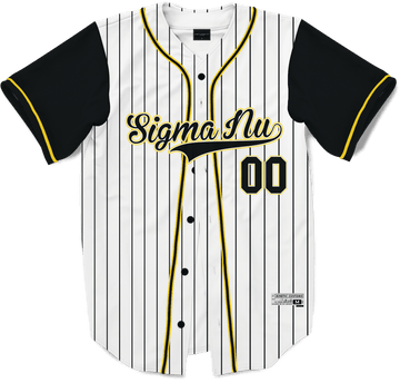 sigma nu baseball jersey