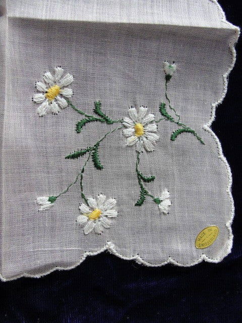 swiss embroidered handkerchiefs