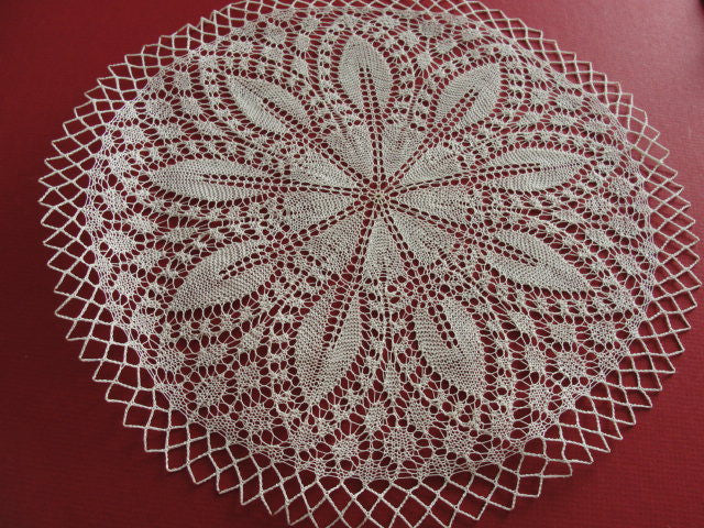 knitted doily