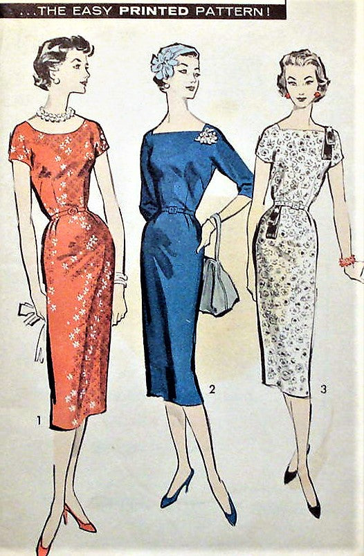 50s sheath dress