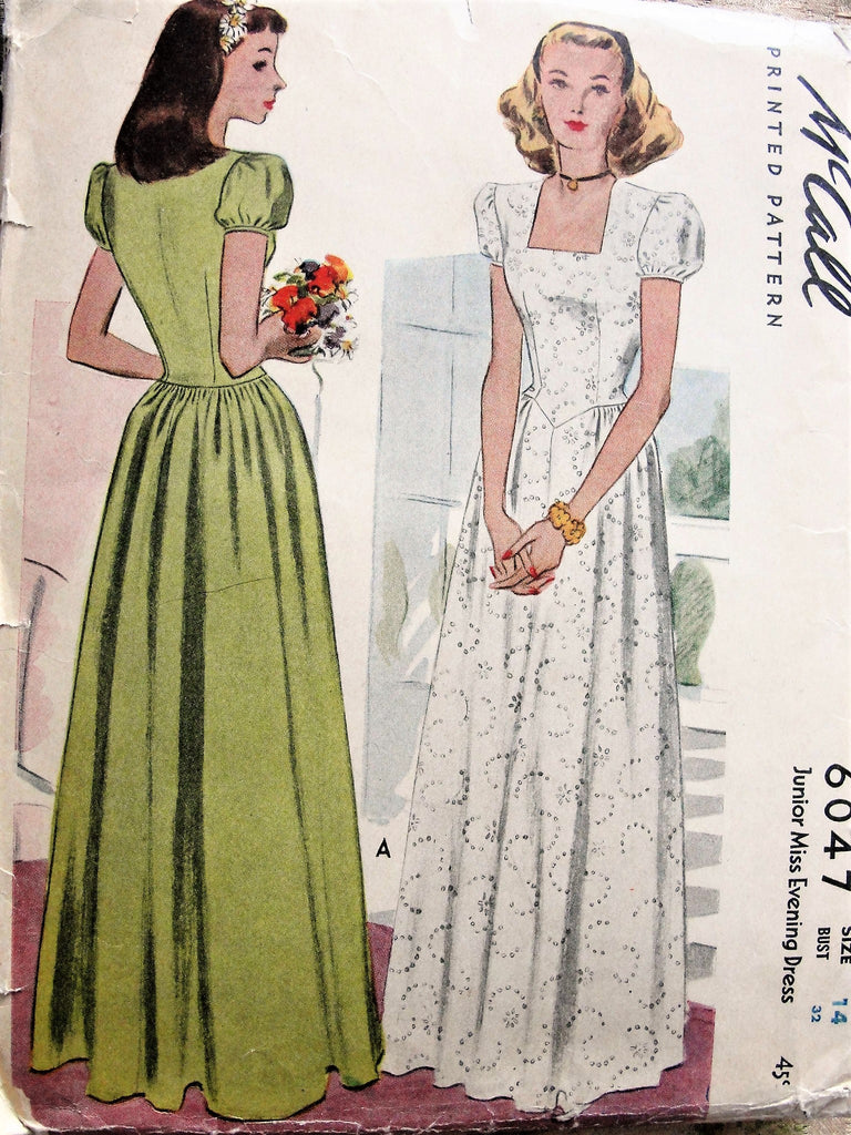 40s evening gowns
