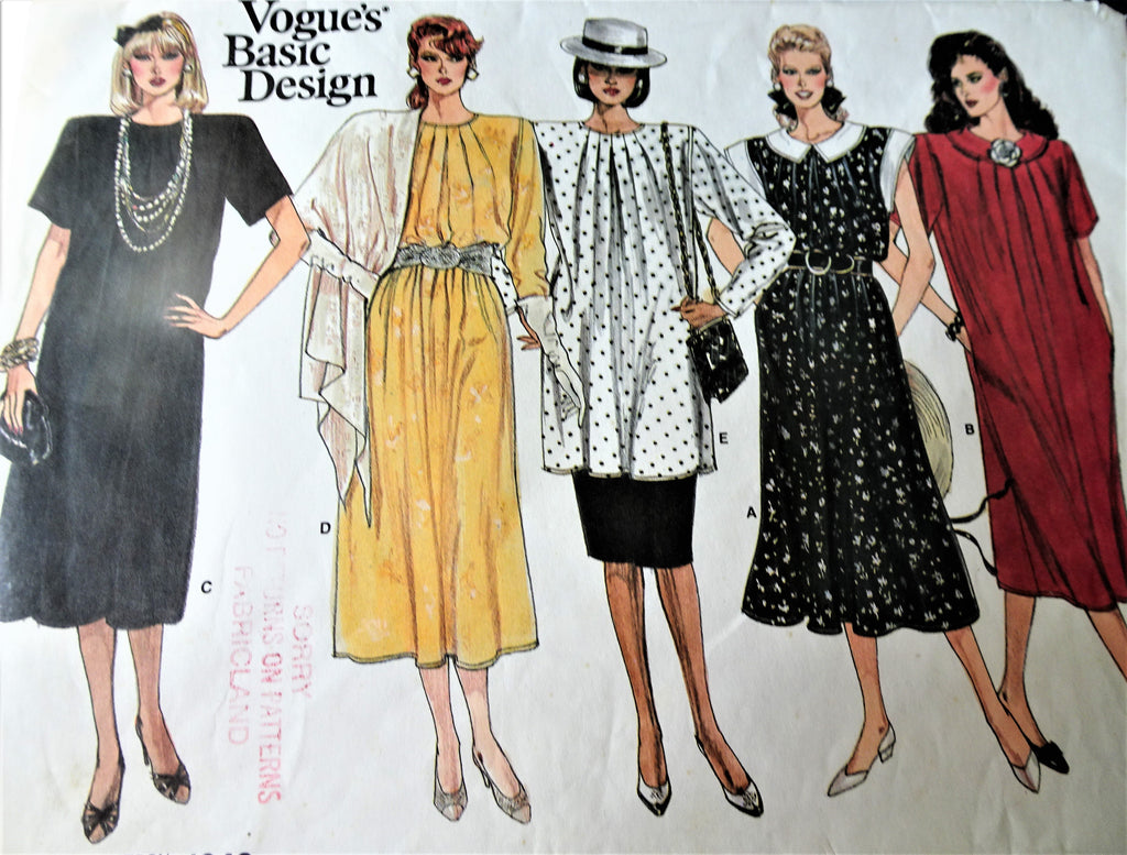 Kits & How To Vogue 9455 Complete Uncut Factory Folds Vintage 80s ...