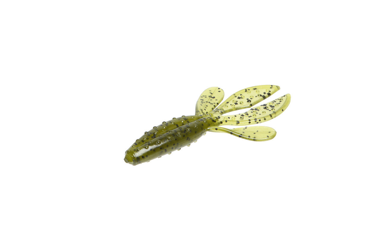 Zoom Brush Hog Fishing Lure 6 Inch 8 Per Pack - Watermelon Seed.