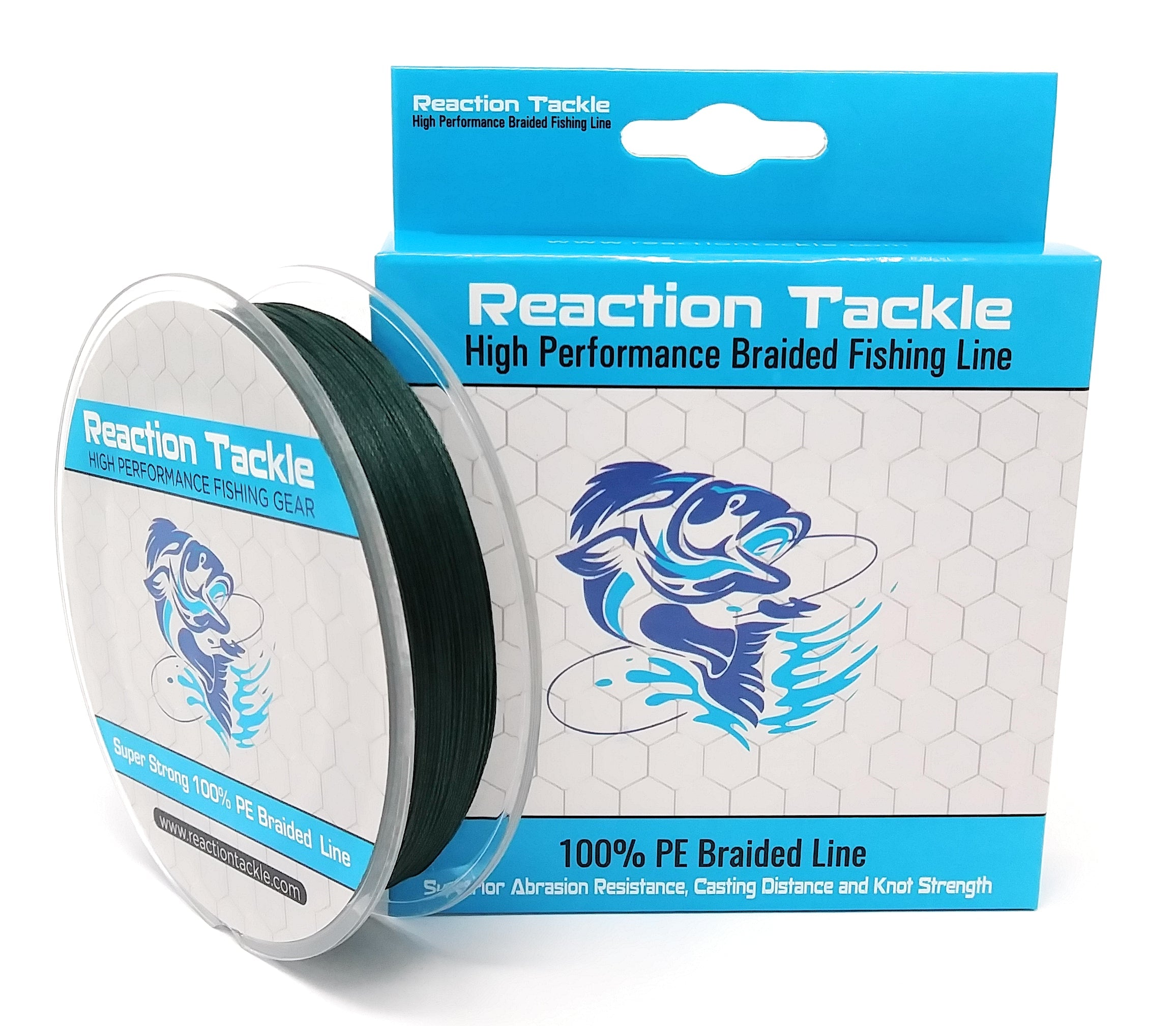 Reaction Tackle 9 Strand - Moss Green 50lb 300yd