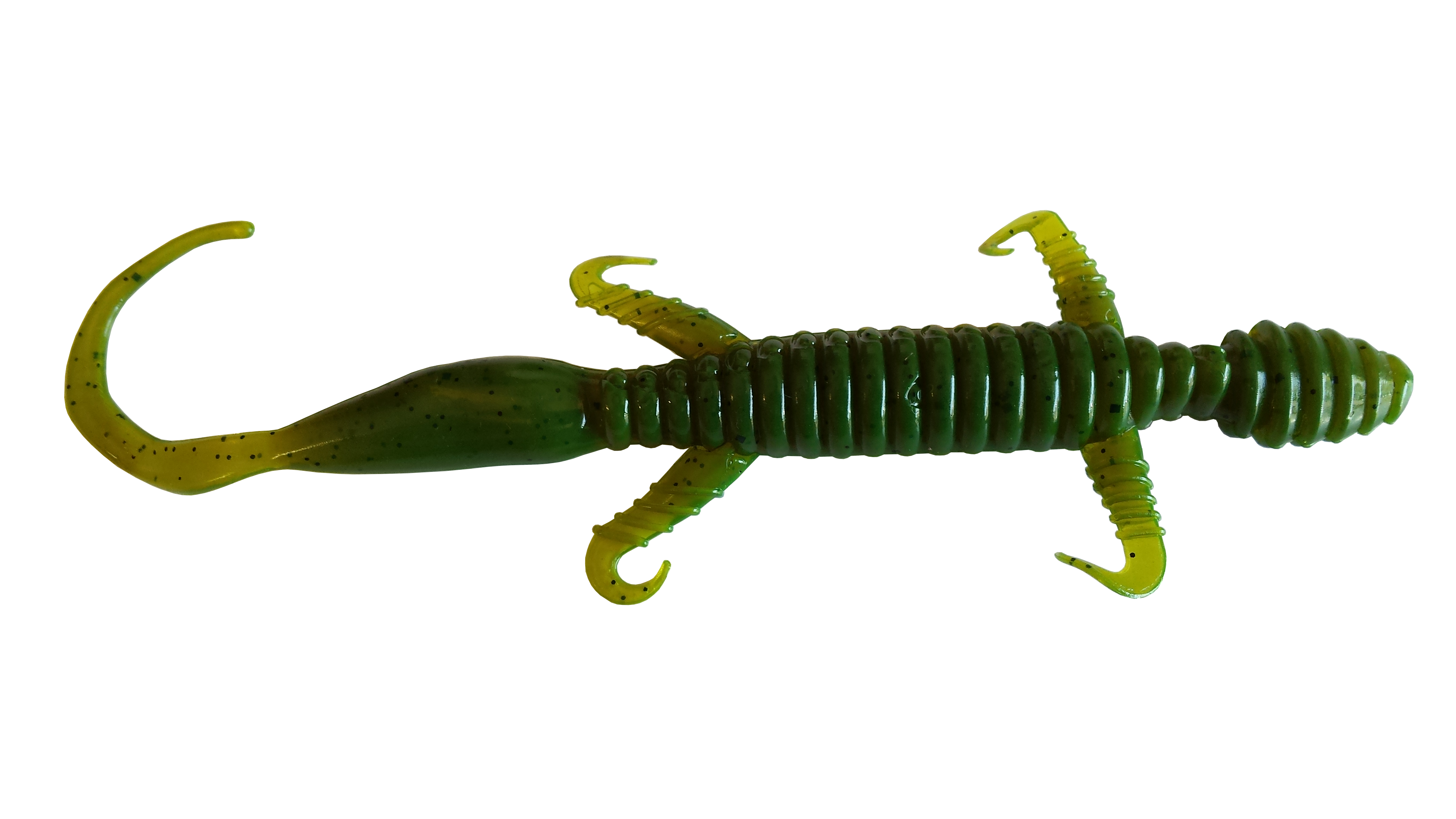 Big Bite Baits 6 inch Pro Lizard Soft Plastic Green Pumpkin Green