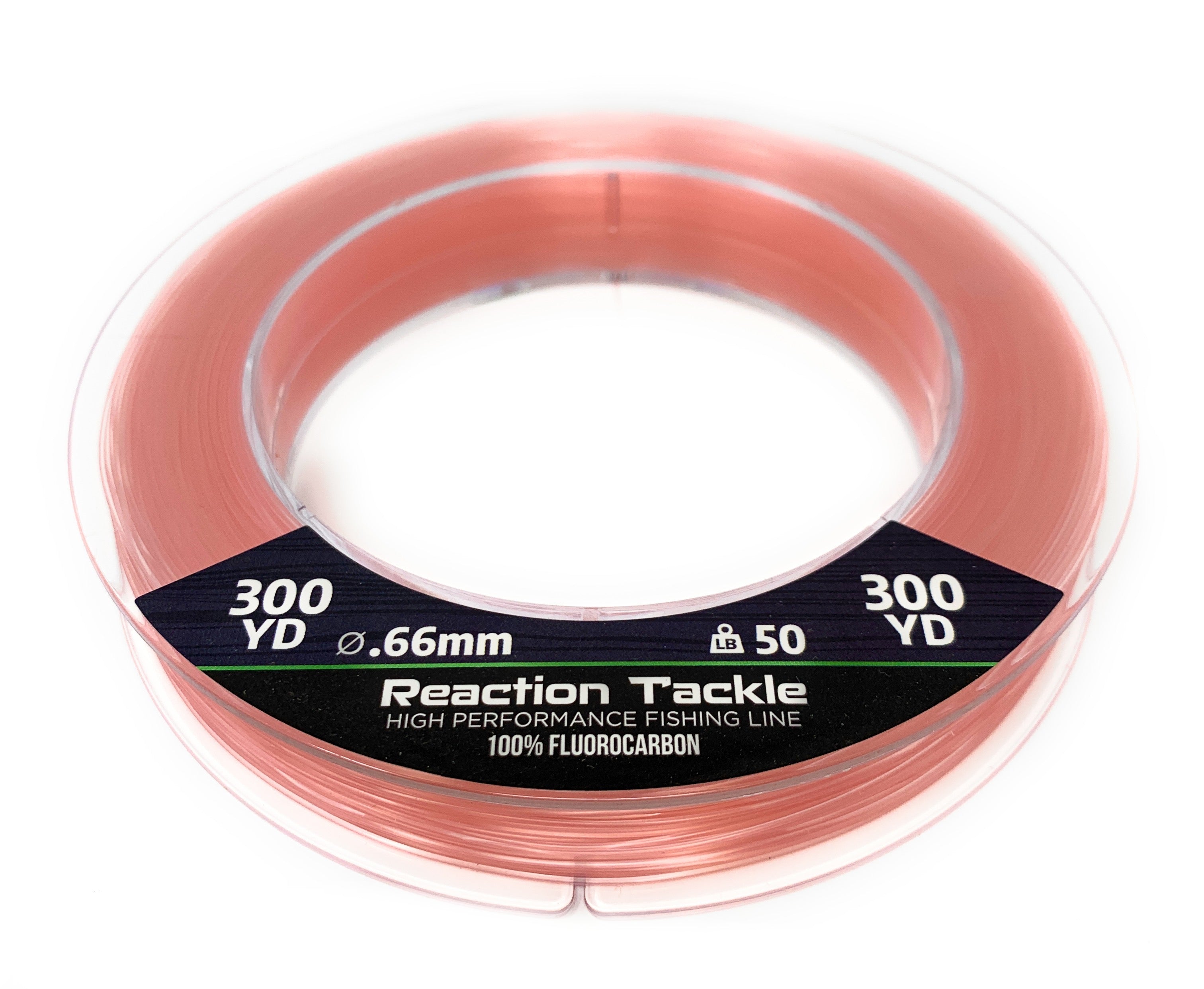 50YD Fluorocarbon Fly Fishing Leader - Low Visibility - Abrasion Resistant  (12lb)