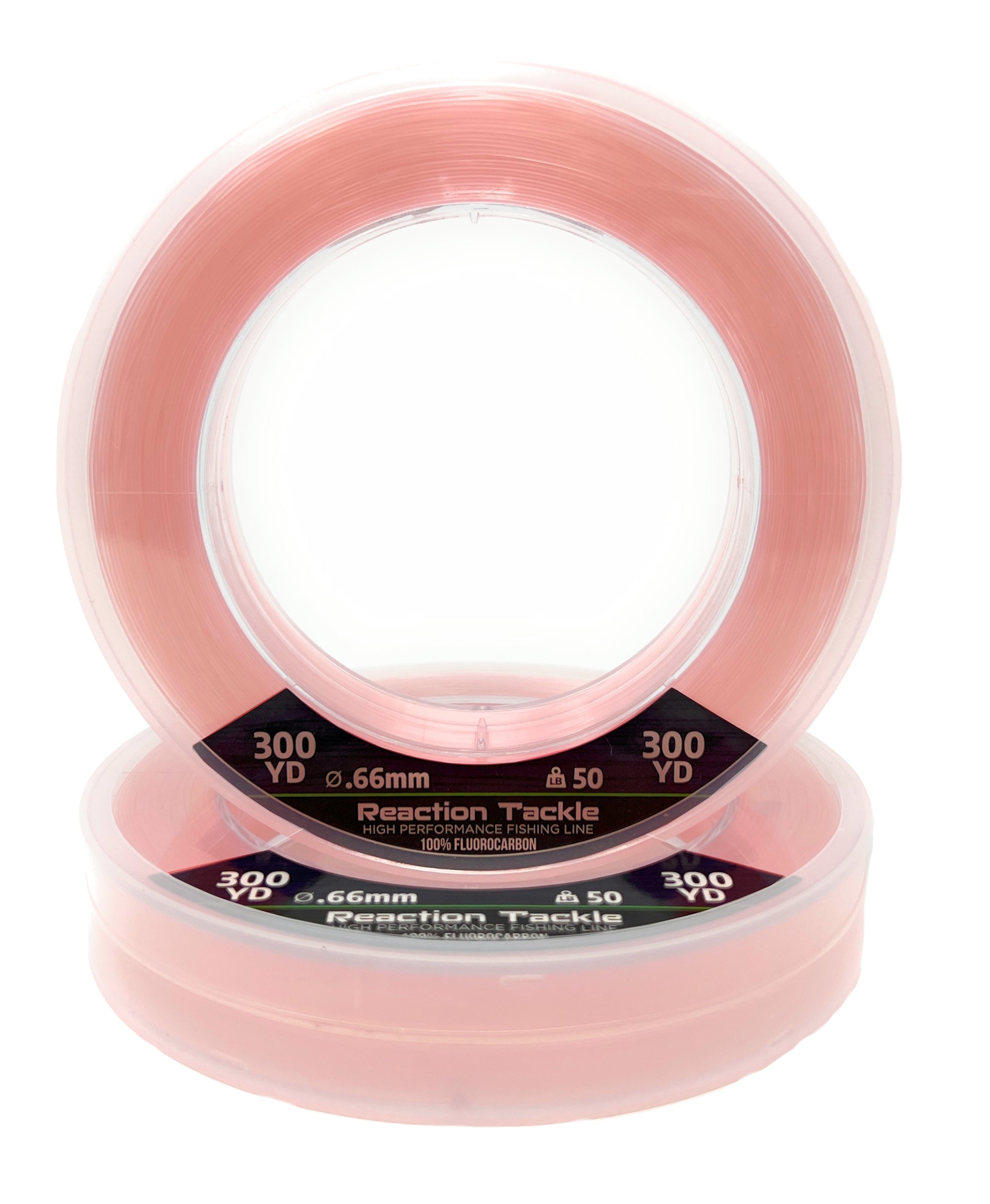 Beyond Braid Beyond Fluorocarbon Leader Material 50YD - Pink - Pink 12LB