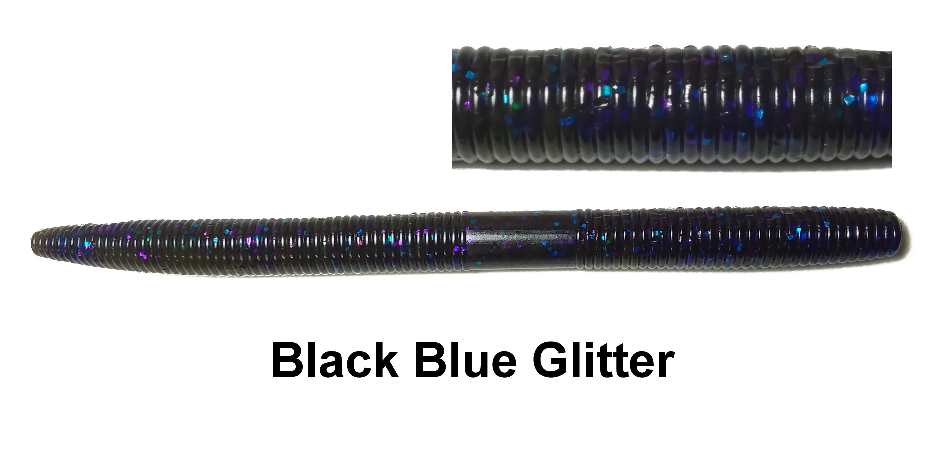 Gambler Ace Black Blue Glitter