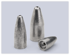 Bullet Weights  Bass Casting 1 1/2 oz - Marsh And Bayou Outfitters, LLC