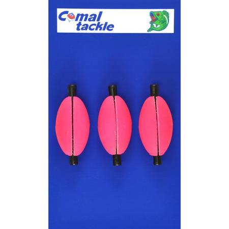 COMAL TACKLE OVAL PEG FLOAT 2 RED