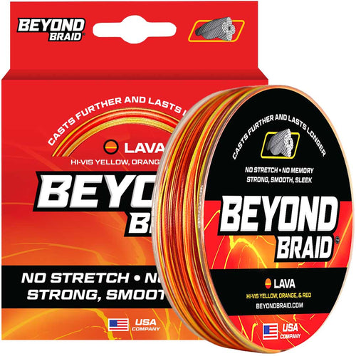 BEYOND BRAID Lava - Red, Orange, & Yellow