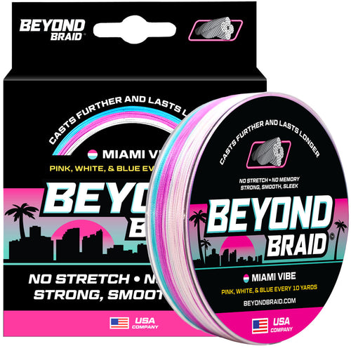 BEYOND BRAID Miami Vibe - Pink, White, & Blue