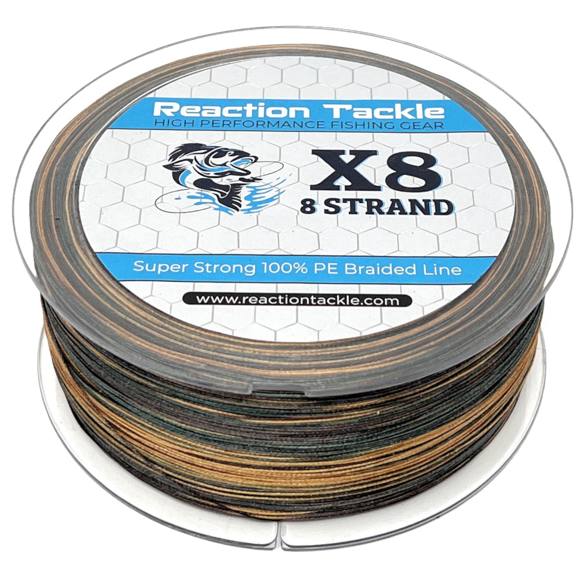 Reaction Tackle Braided Fishing Line White 65LB 500yd