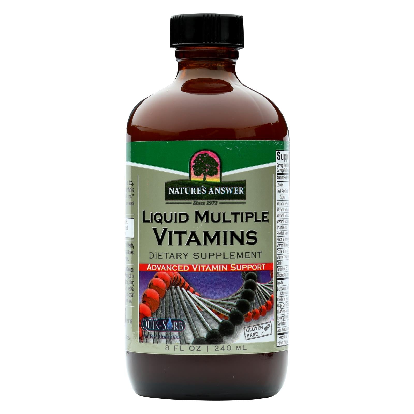UPC 083000261701 product image for Nature's Answer Liquid Multiple Vitamins - 8 Fl Oz | upcitemdb.com