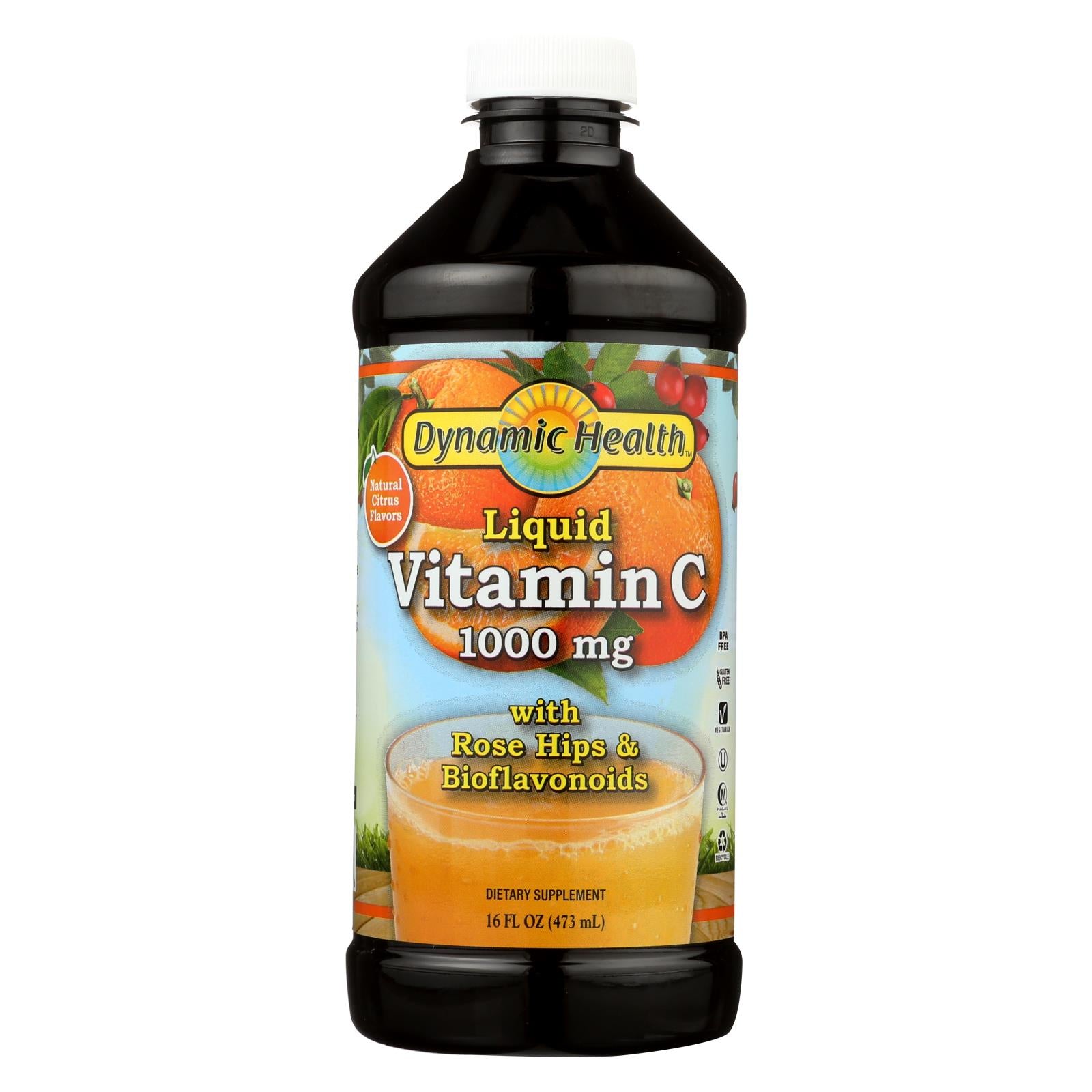 UPC 790223100396 product image for Dynamic Health Liquid Vitamin C Natural Citrus - 1000 Mg - 16 Fl Oz | upcitemdb.com