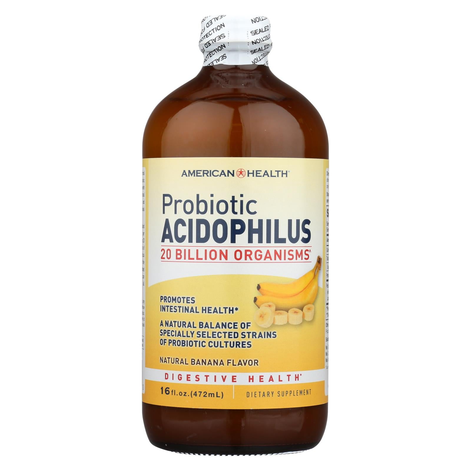 UPC 076630008730 product image for American Health Probiotic Acidophilus Banana - 16 Fl Oz | upcitemdb.com