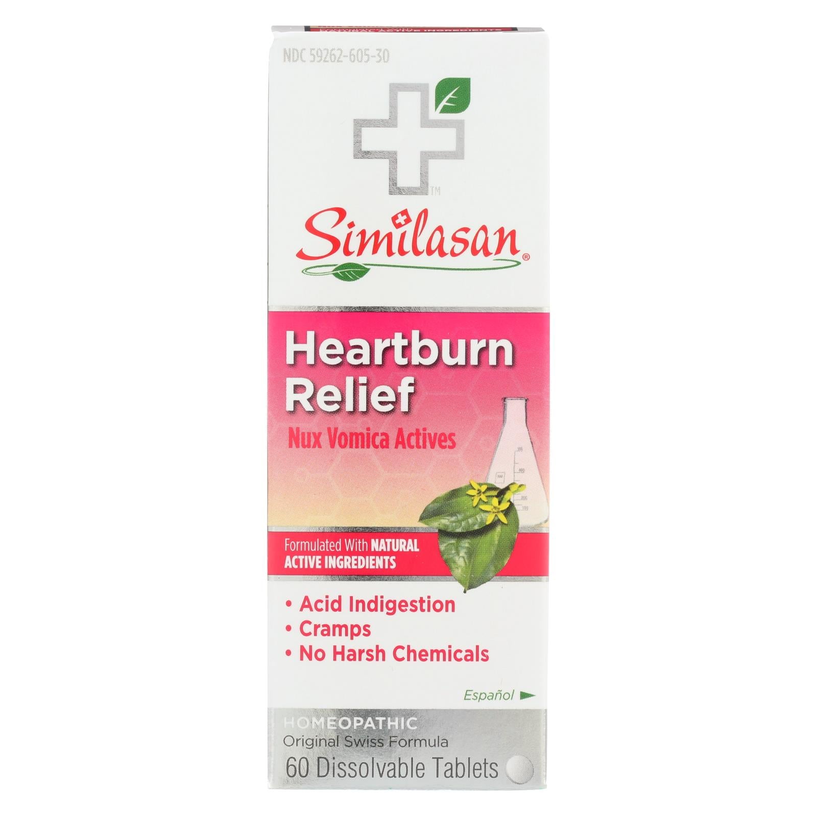 UPC 094841500072 product image for Similasan Heartburn Relief - 60 Tab | upcitemdb.com