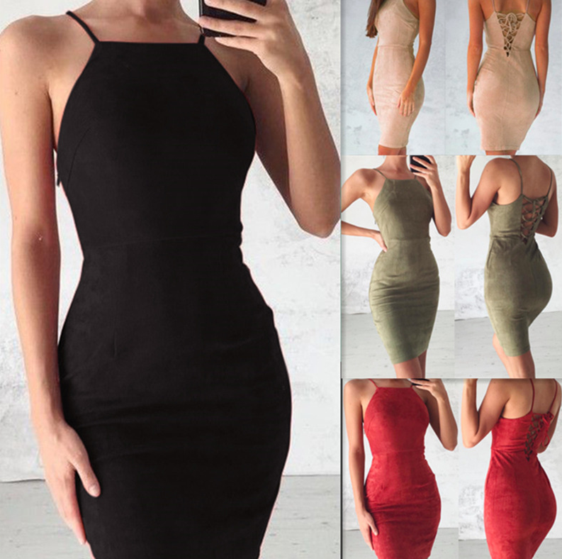 Design Sleeveless Package Hip Dress – whaonck