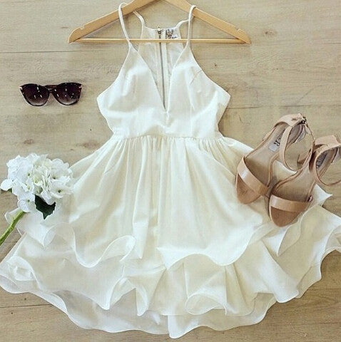 SUSPENDERS WHITE DRESS – whaonck