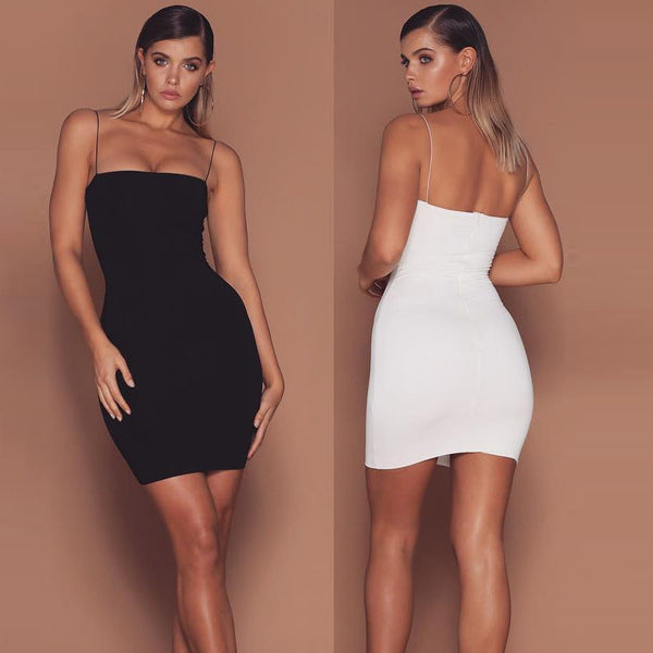 Sexy Package Hip Sleeveless Dress Whaonck 