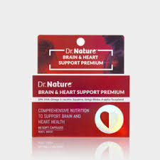 besværlige antyder Terapi Dr.Nature Brain & Heart Support Premium 60 Soft Capsules | BeeVitamins