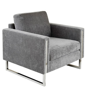 Madden Accent Chair - Grey - Grey
